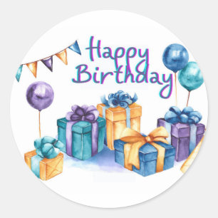 Happy Birthday Sticker