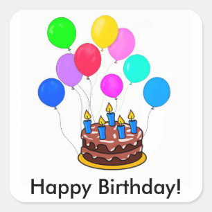 Happy Birthday Sticker