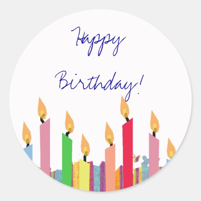 Happy Birthday - Sticker (Front)