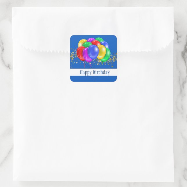 Happy Birthday Stickers (Bag)