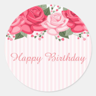 Happy Birthday Stickers