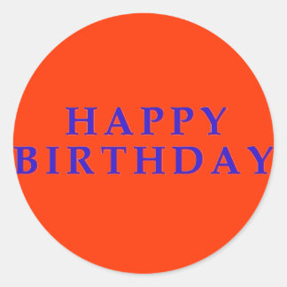 Happy Birthday stickers