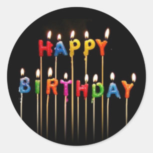 Happy Birthday Stickers