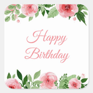 Happy Birthday Stickers