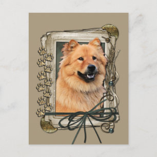 Happy Birthday - Stone Paws - Chow Chow - Cinny Postcard