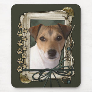 Happy Birthday - Stone Paws - Jack Russell Mouse Mat