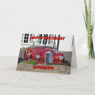 Happy Birthday Sunbeam Birthday Card