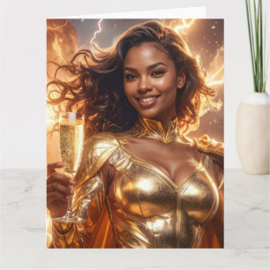 Happy Birthday Superhero Card