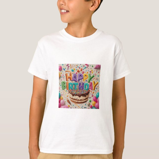 Happy birthday t-shirt  (Front)