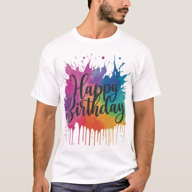 Happy Birthday T-Shirt (Front)