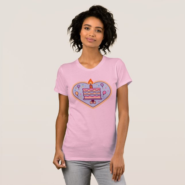 Happy Birthday T-Shirt Design  (Front Full)