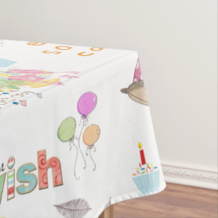 Happy Birthday Tablecloth