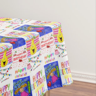 Happy Birthday Tablecloth