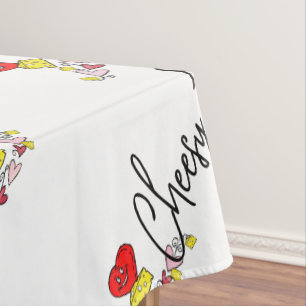 Happy Birthday Tablecloth Cheesy Cheese