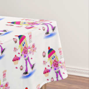 Happy Birthday Tablecloth Wacky Girl