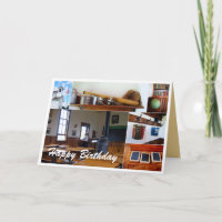 Happy Birthday, Teacher, Vintage School House