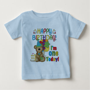 Happy Birthday Teddy Bear 1st T-shirts and Gifts