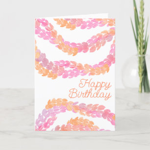 Happy Birthday Thank You Card