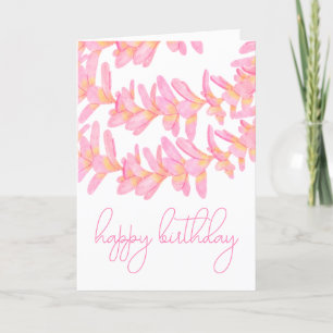 Happy Birthday Thank You Card