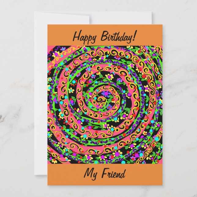 Happy Birthday Thank You Card (Front)