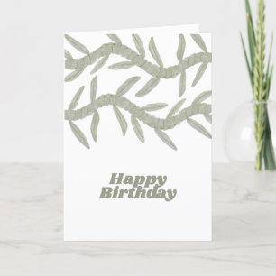Happy Birthday Thank You Card