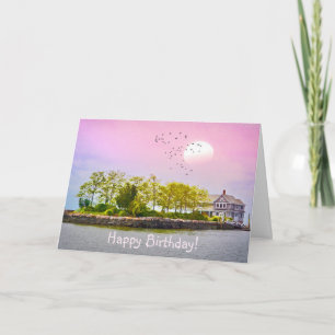Happy Birthday Thimble Islands Card