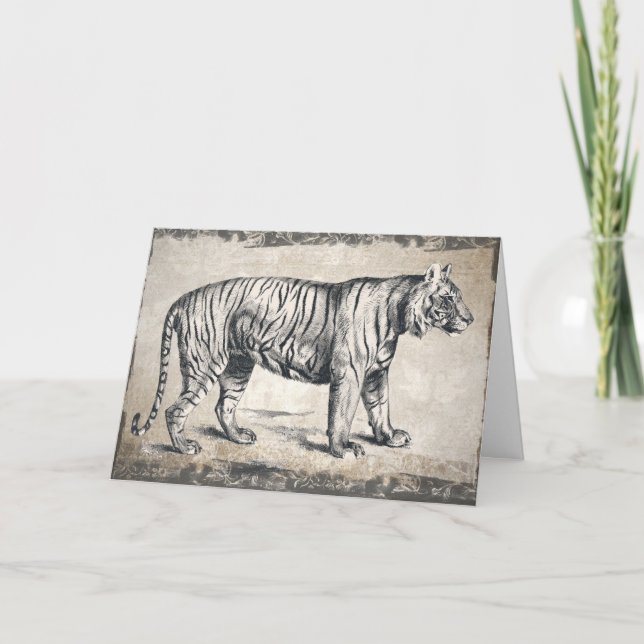 Happy Birthday Tiger, Boyfriend Birthday Card (Front)