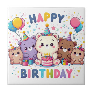 Happy Birthday Tile