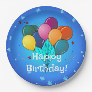 Happy Birthday...time to celebrate! Paper Plate