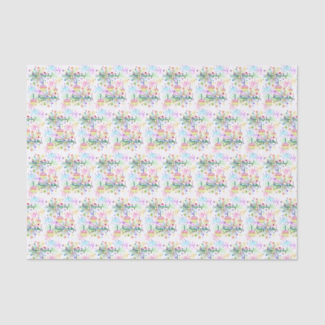 Happy Birthday Tissue Paper (Front)