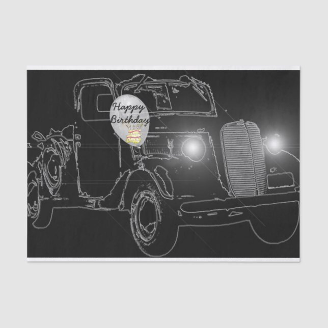 Happy Birthday Tissue Paper (Front)