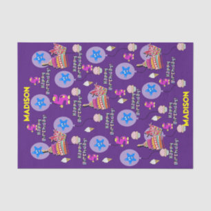 Happy Birthday Tissue Paper #5 Happy 5th Birthday