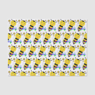 Happy Birthday Tissue Paper Bumblebee