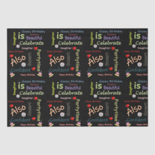 Happy Birthday Tissue Paper Daughter