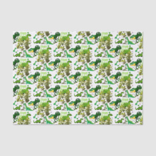 Happy Birthday Tissue Paper Dinosaur