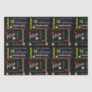 Happy Birthday Tissue Paper Jackson