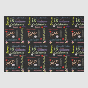 Happy Birthday Tissue Paper Jaxon