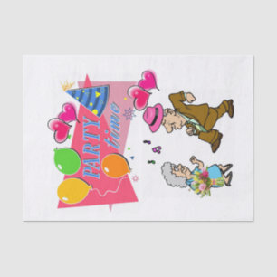 Happy Birthday Tissue Paper Party Time