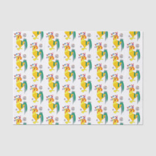 Happy Birthday Tissue Paper Rooster