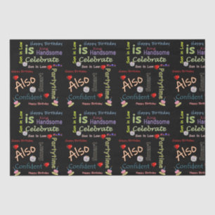 Happy Birthday Tissue Paper Son in Law