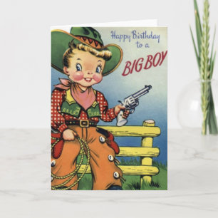 Happy Birthday To a Big Boy Card