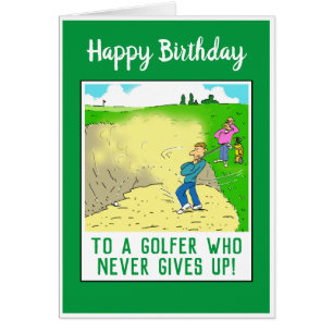 Happy Birthday to a Golfer Funny