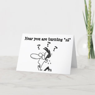 HAPPY BIRTHDAY TO A GREAT TEENAGER **16** BIRTHDAY HOLIDAY CARD