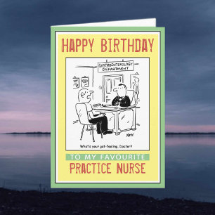 Happy Birthday to a Practice Nurse Card