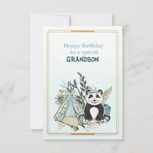 Happy Birthday To a Special Grandson Card