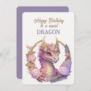 Happy Birthday To A Sweet DRAGON