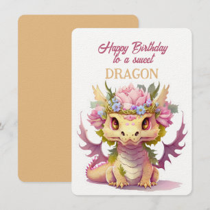 Happy Birthday To A Sweet DRAGON
