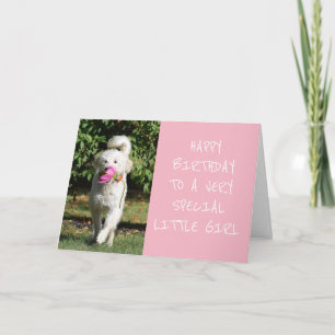 HAPPY BIRTHDAY TO **A VERY SPECIAL LITTLE GIRL** CARD