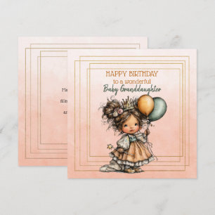Happy Birthday To A Wonderful Baby Granddaughter