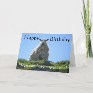 Happy Birthday to Ewe Card